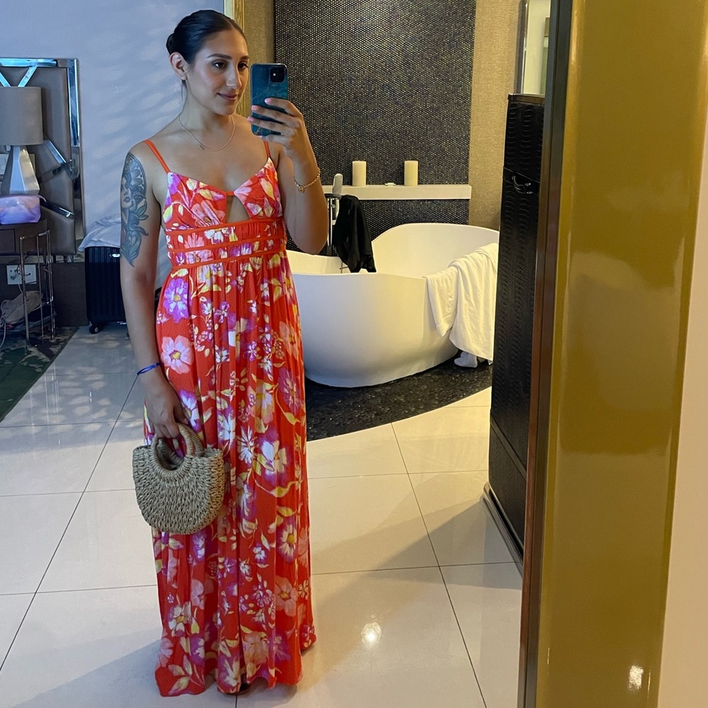 Free People Maxi Floral Dress